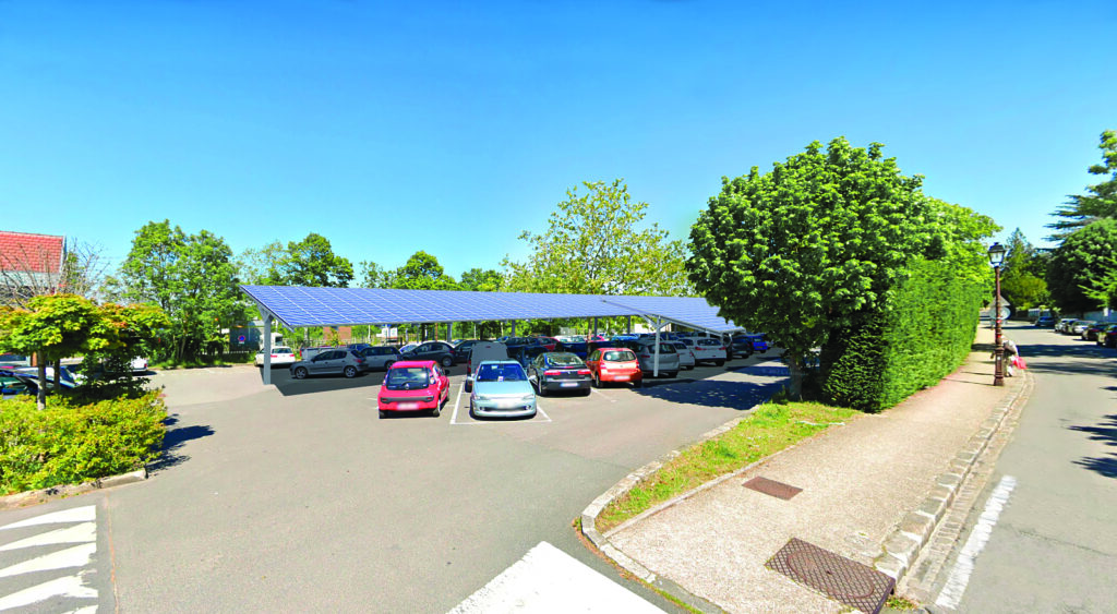 Futur parking de la gare de Louveciennes (Île-de-France) - Crédit photo Tenergie