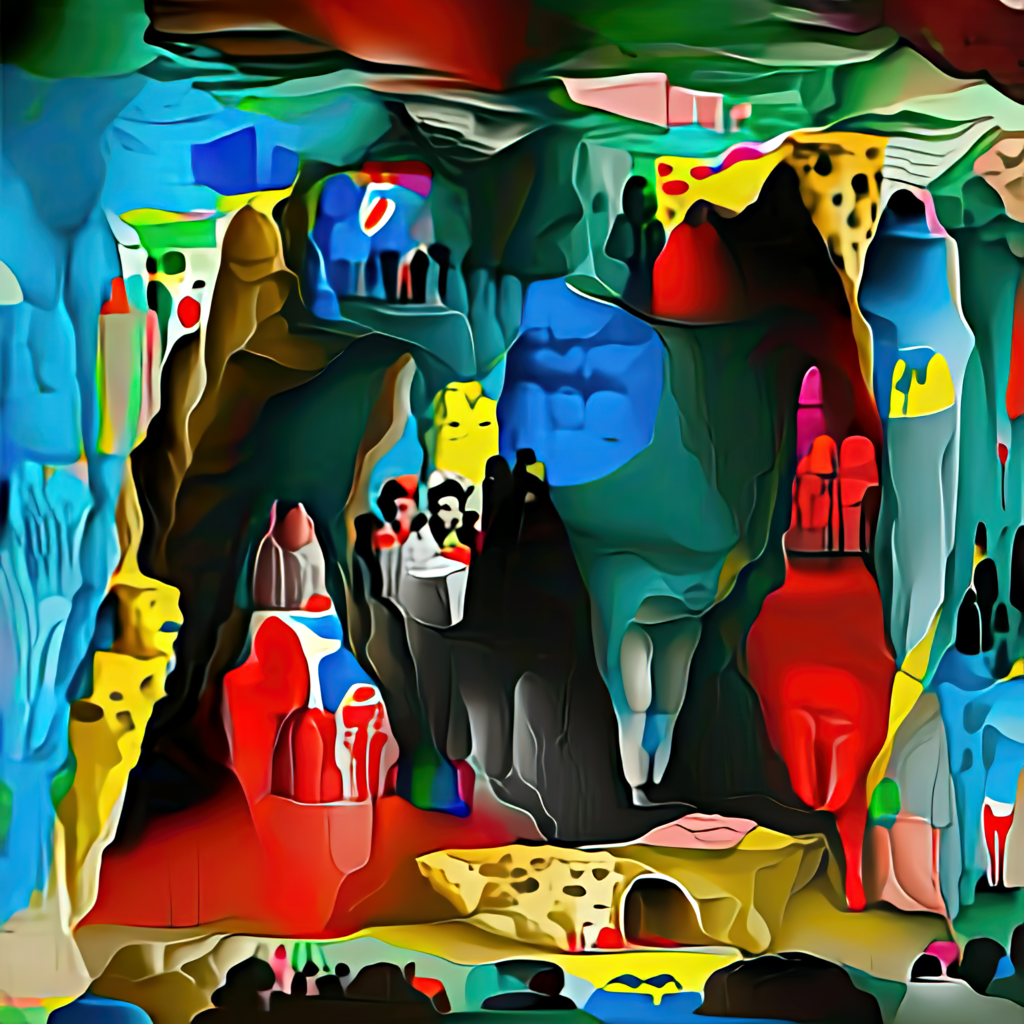 Visuel extrait de l'œuvre exposée dans le cadre de Fenêtre(s) sur cours : Cave Paintings de Matthew Plummer-Fernandez - Crédit photo Matthew Plummer-Fernandez