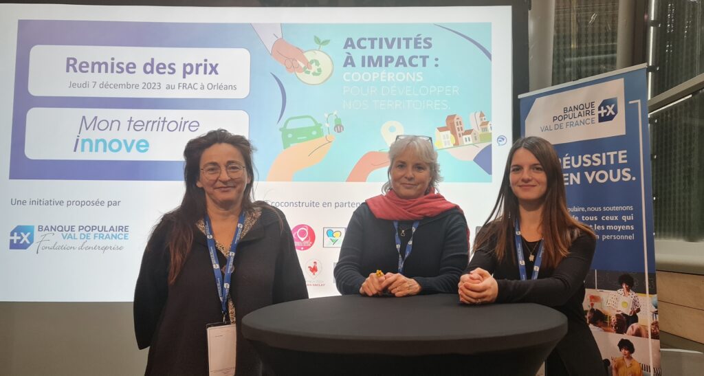 Les représentantes de l’association CI&EL Gâtinais Montargois : Natacha Pacheton, Valérie Bellière et Jenifer Firmin-Brihier.
